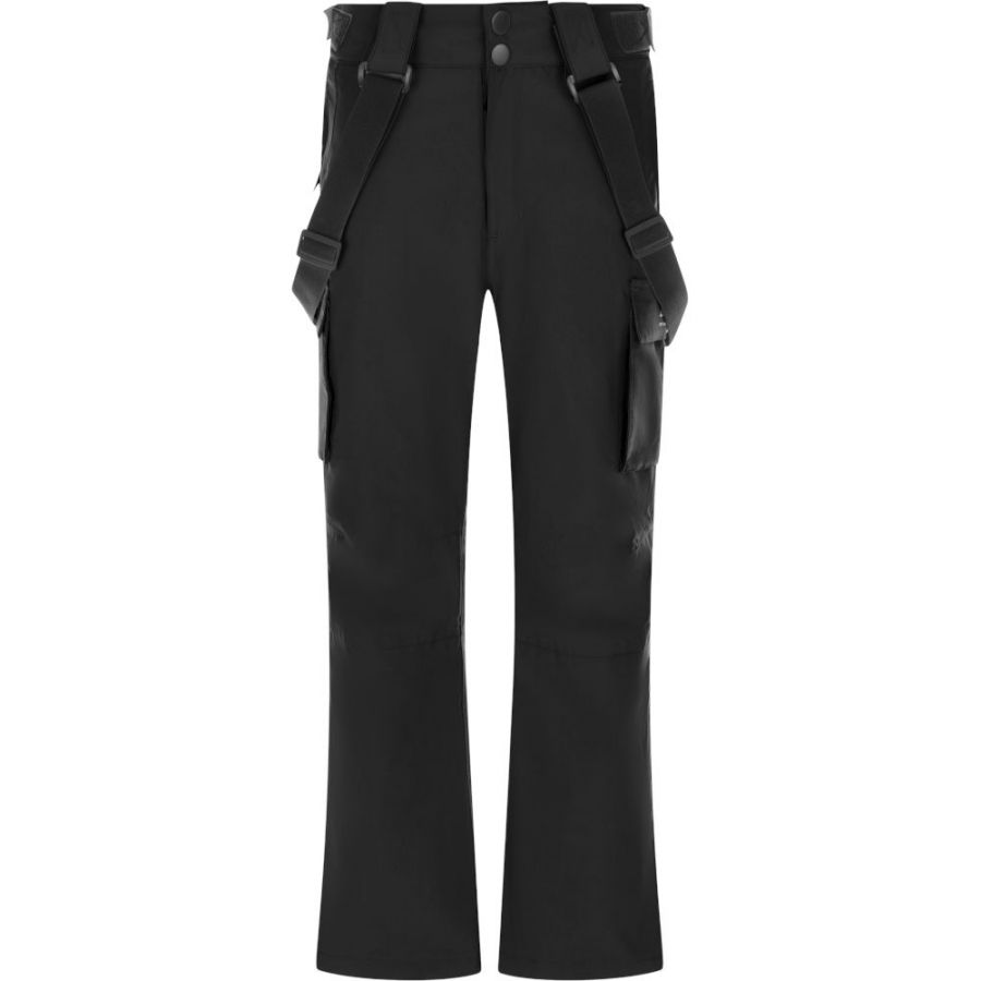 2117 of Sweden Kidden, spodnie narciarskie, junior, czarne