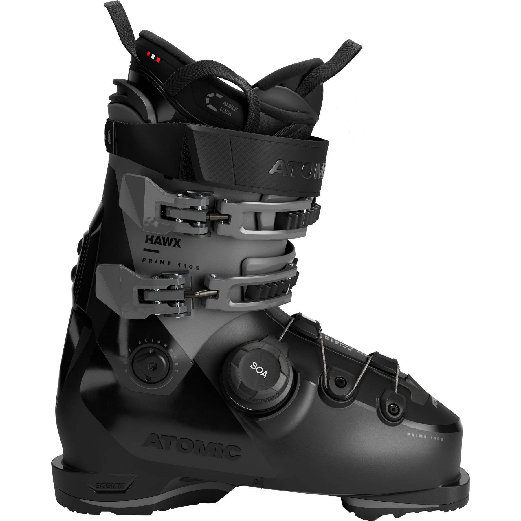 Atomic Hawx Prime 110 S BOA, buty narciarskie, m?skie, czarny/szary