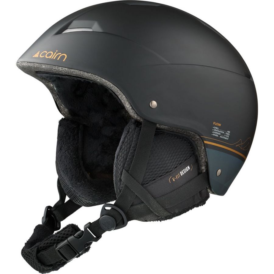 Фото - Гірськолижний шолом Cairn Flow, kask narciarski, czarny/copper Mat Black Copper 0605400-702 