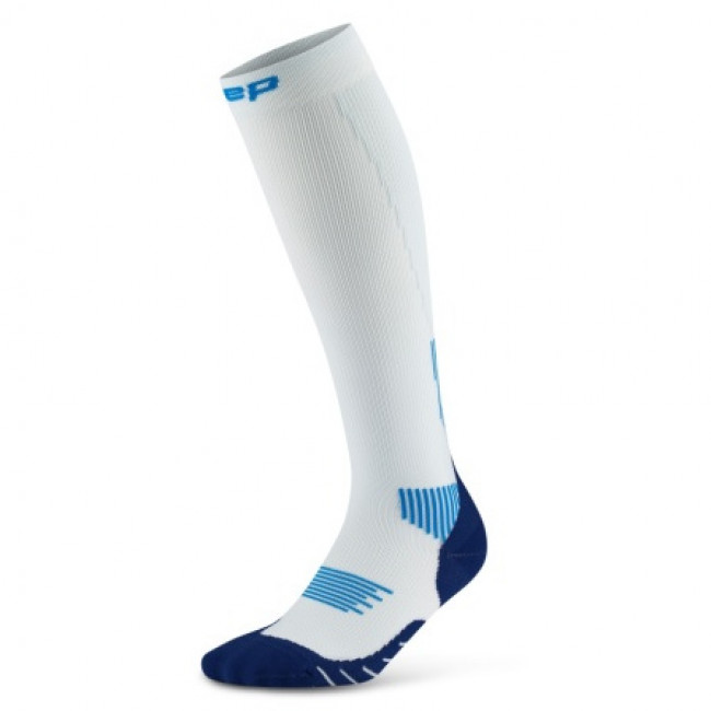 CEP Core Run Socks Tall 5.0, skarpety biegowe, damskie, jasnoniebieski