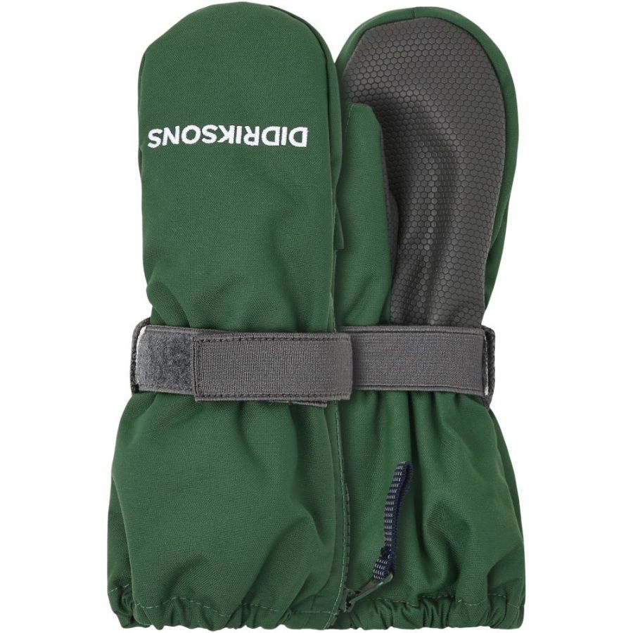 Didriksons Biggles Zip, r?kawice, junior, ciemnozielone