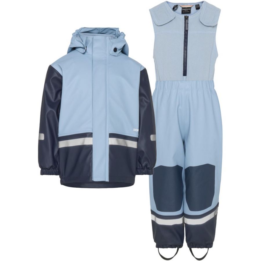 Didriksons Boardman, zestaw przeciwdeszczowy, junior, b??kitny