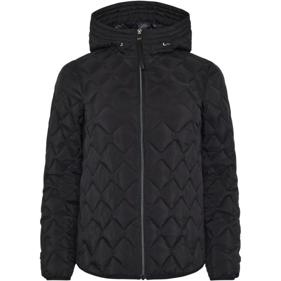 Didriksons Evelyn, kurtka ocieplana, damska, czarna