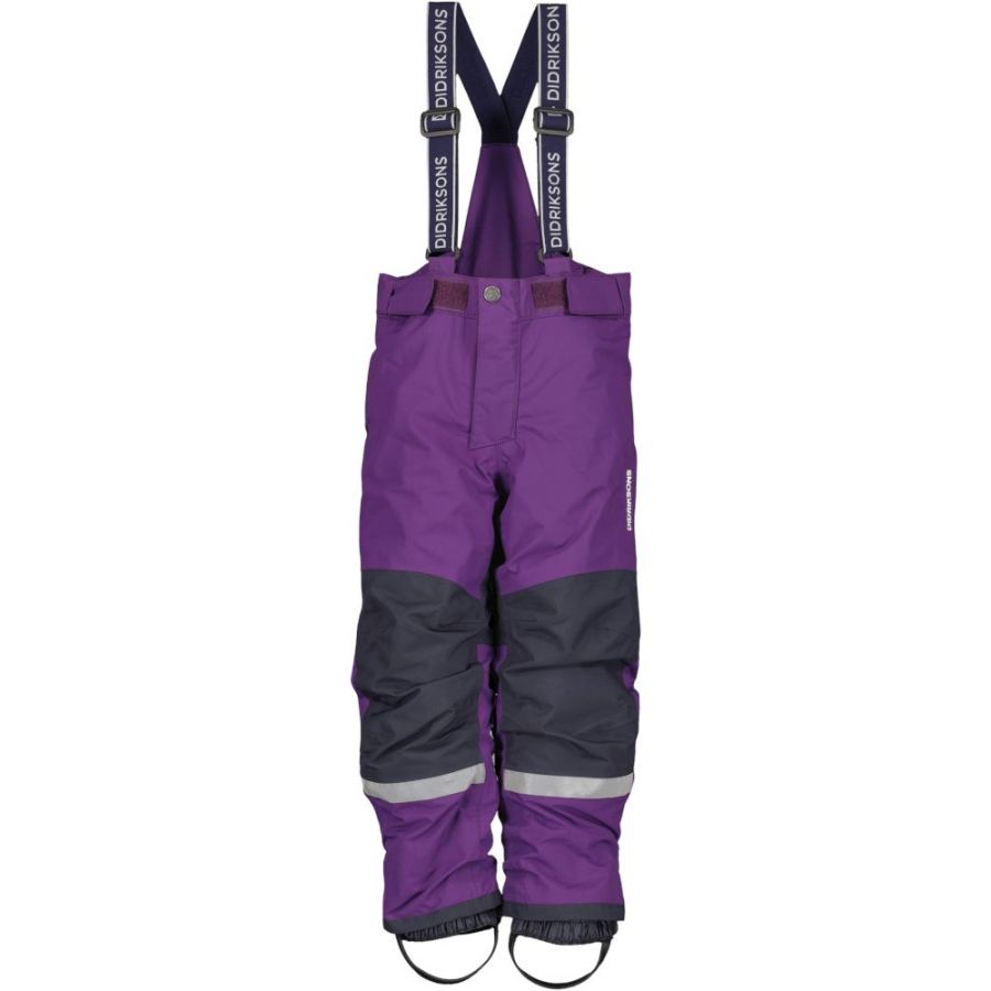 Didriksons Idre, spodnie narciarskie, junior, fioletowe