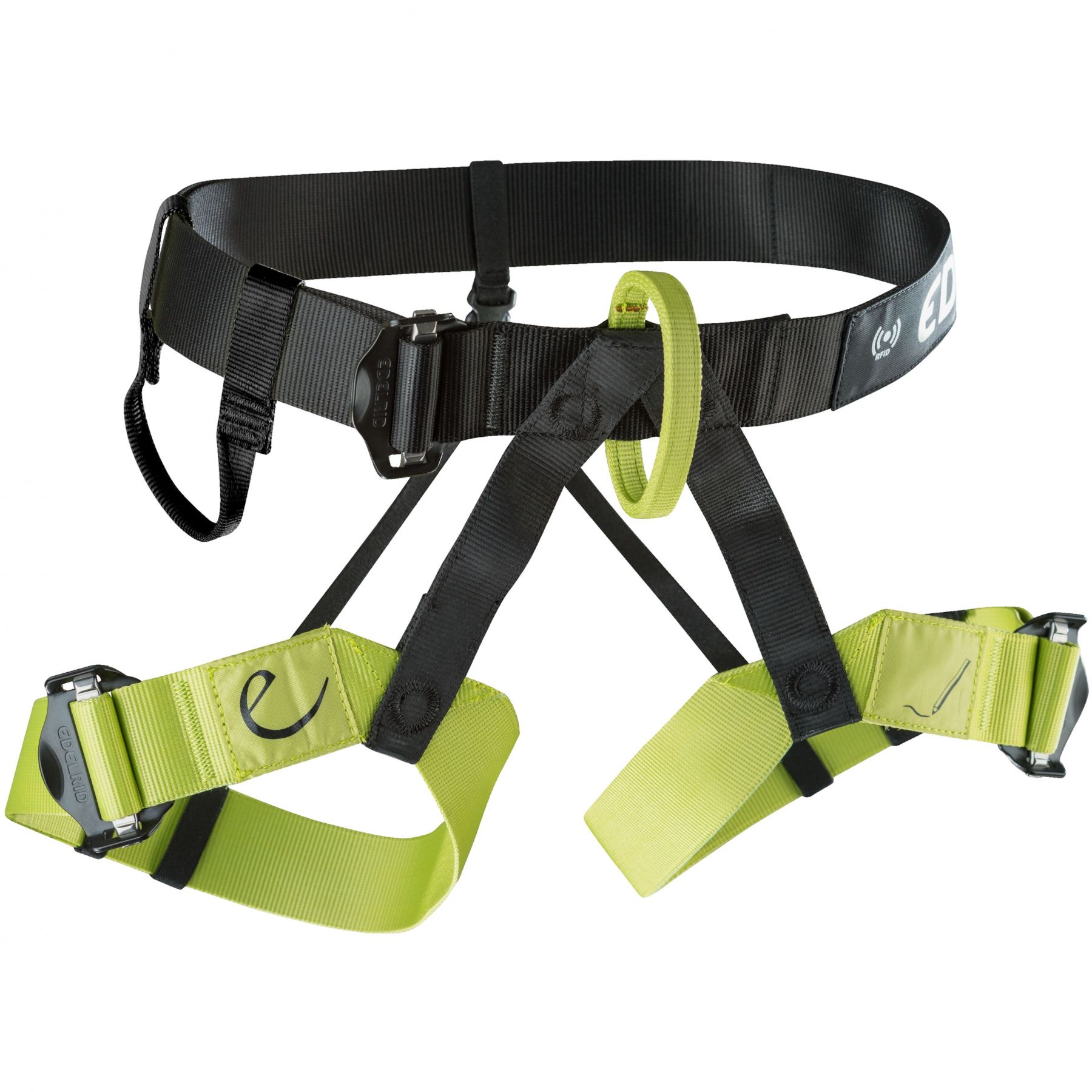 Edelrid Joker VARIO, uprz?? wspinaczkowa, czarno-zielona