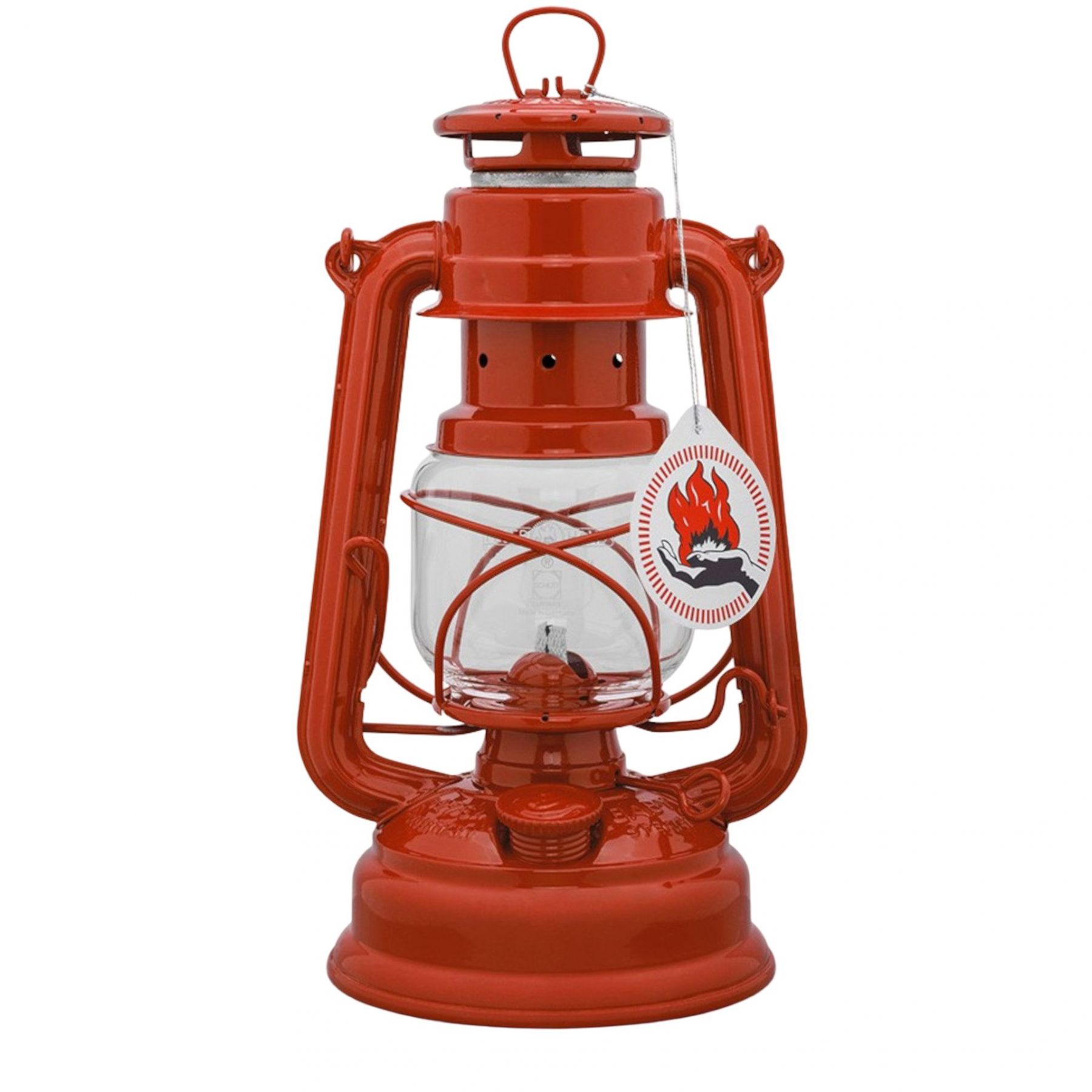 Feuerhand Hurricane Lantern 276, lampa huraganowa, ceglasty czerwony