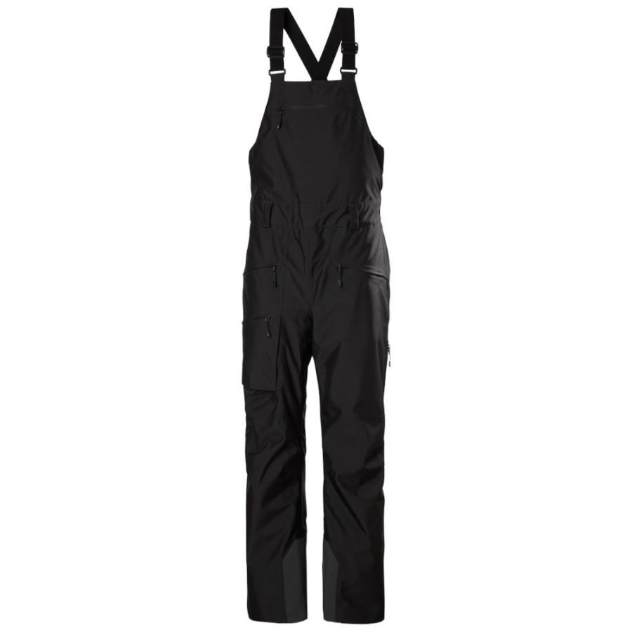Helly Hansen Powderqueen Bib 2.0, spodnie narciarskie, damskie, czarny