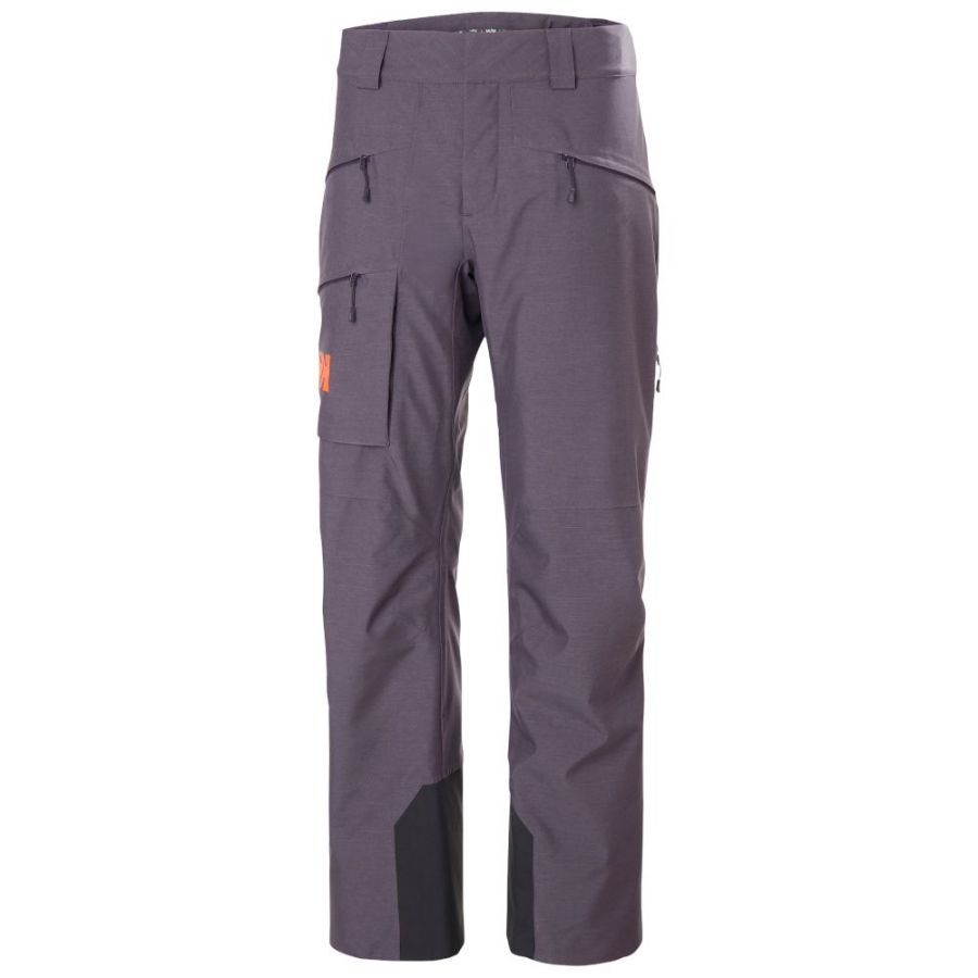 Helly Hansen Powderqueen, spodnie narciarskie, damskie, fioletowy