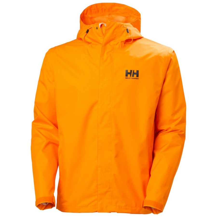 Helly Hansen Seven J, kurtka przeciwdeszczowa, m?ska, pomara?czowy