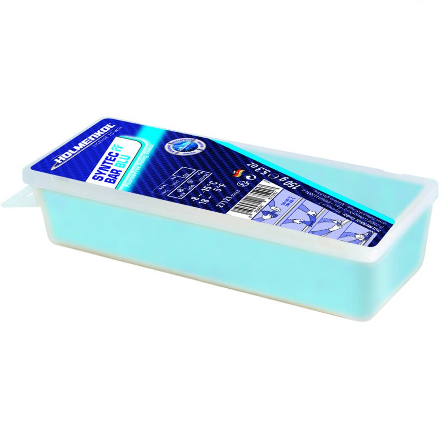 Holmenkol Syntec FF Bar BLU, wosk narciarski, 150g