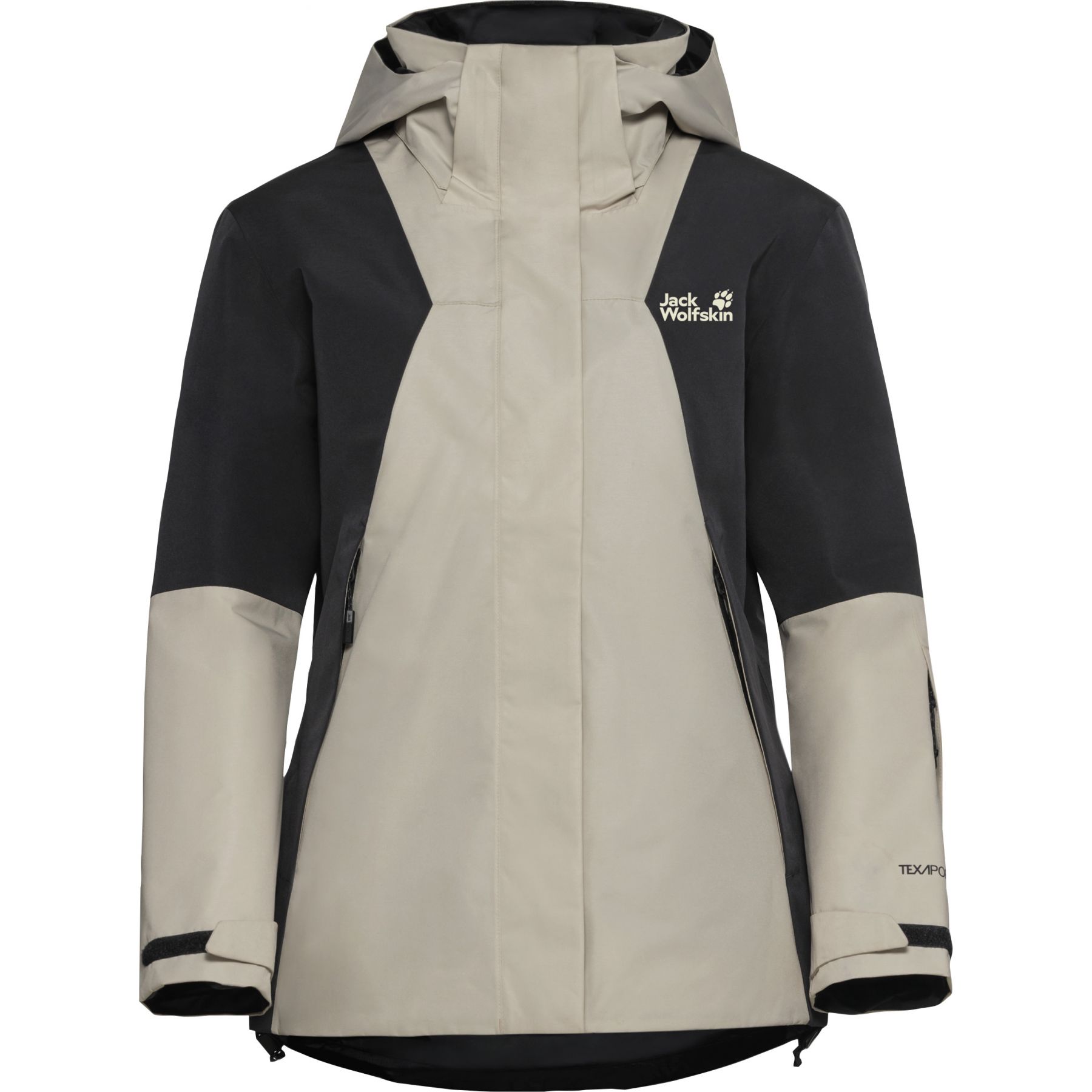 Jack Wolfskin Flowline 2L Ins, kurtka narciarska, damska, be?owa