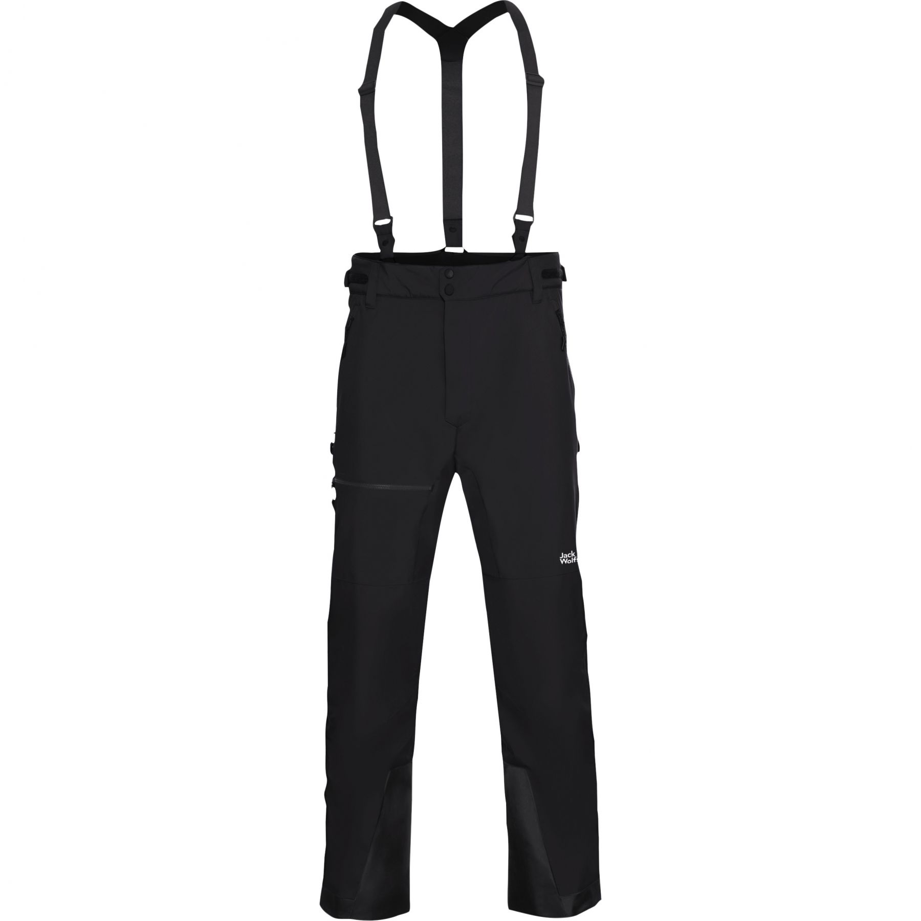 Jack Wolfskin Flowline Pro 2L Ins, spodnie narciarskie, m?skie, czarne