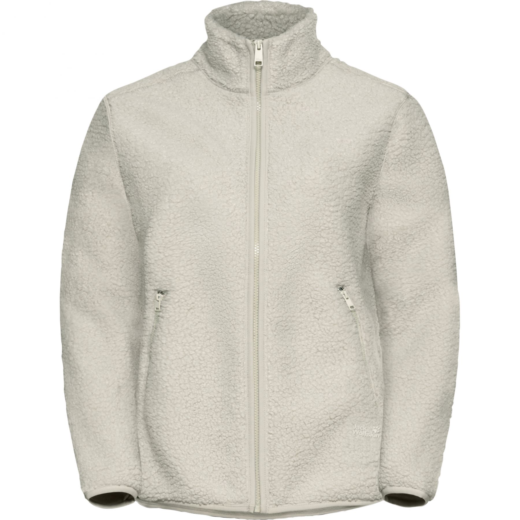 Jack Wolfskin High Curl, kurtka polarowa, damska, be?owa