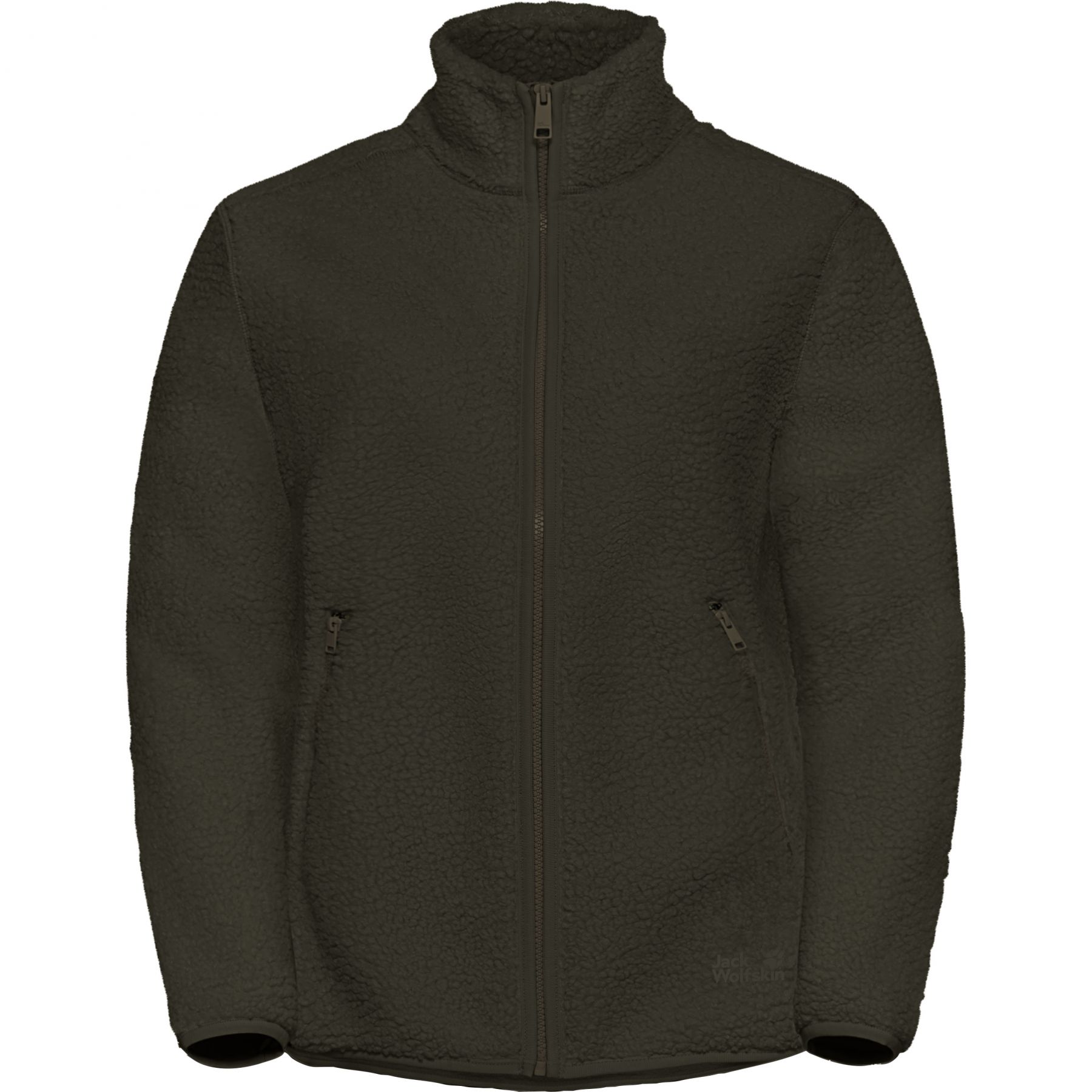 Jack Wolfskin High Curl, kurtka polarowa, damska, ciemnozielona
