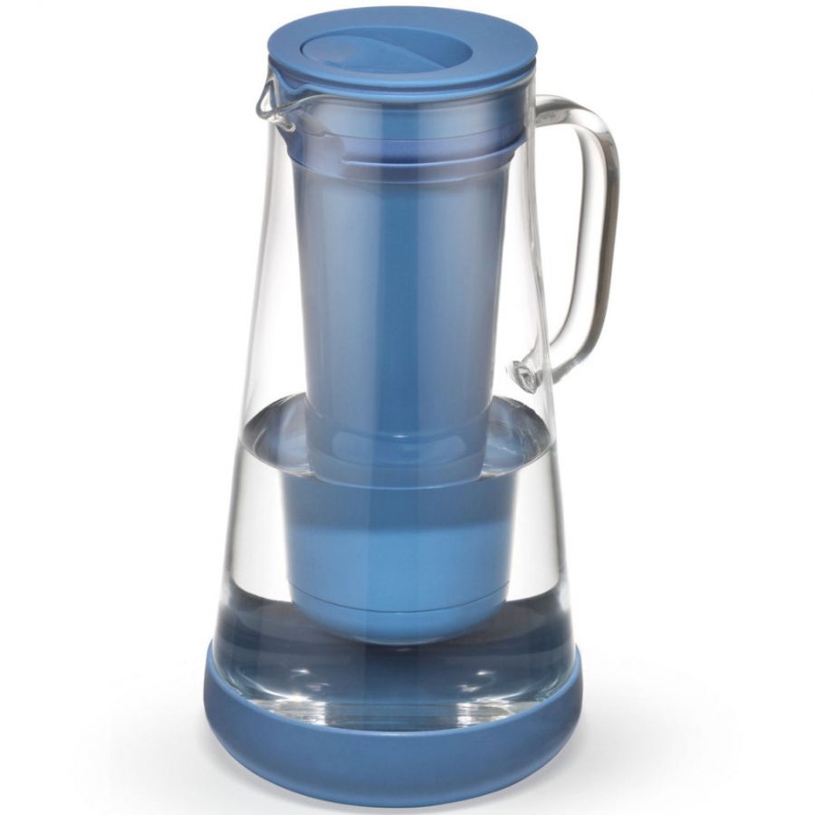LifeStraw Home 7-Cup Glass Silicone Pitcher, dzbanek, niebieski