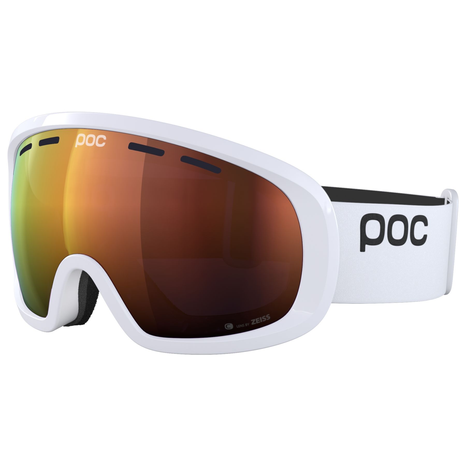 Zdjęcia - Gogle narciarskie ROS POC Fovea Mid, , hydrogen white Hydrogen White 40842-8703 
