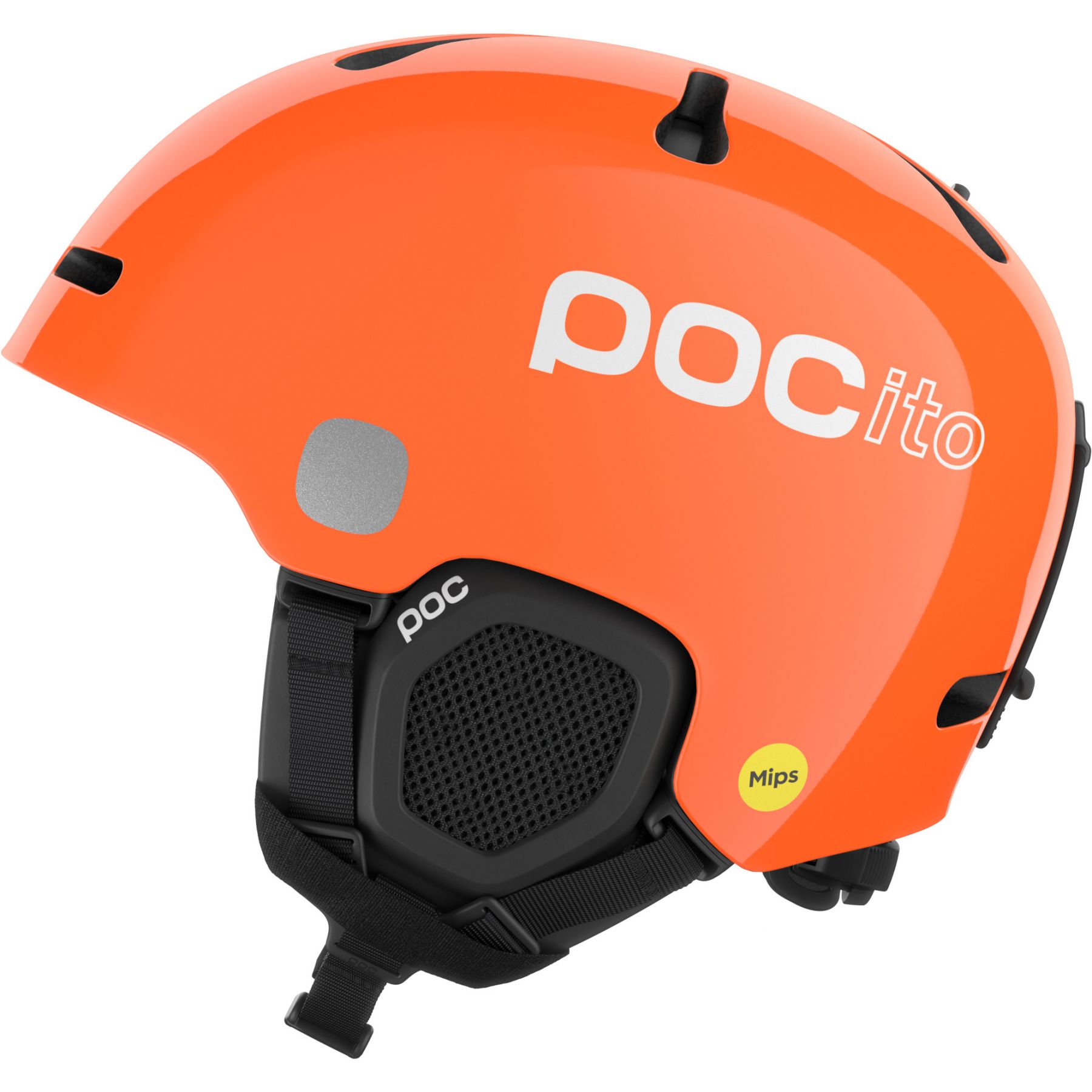 POCito Fornix MIPS, kask narciarski, junior, fluorescent orange