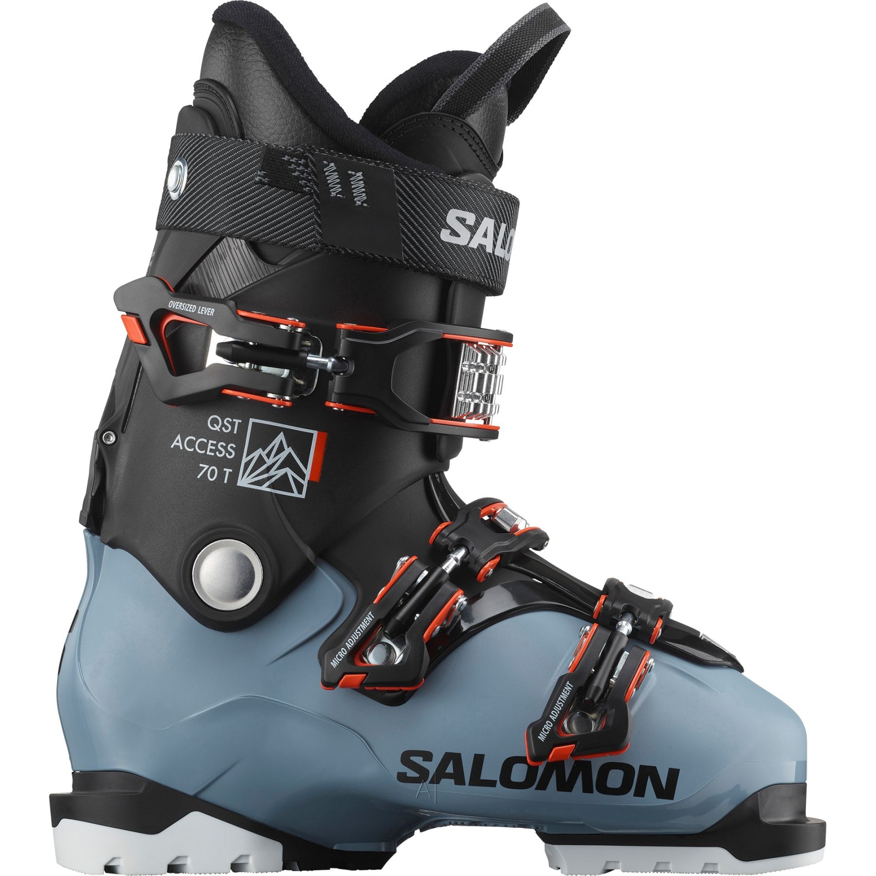 Фото - Лижні черевики Salomon QST Access 70 T, buty narciarskie, juniorskie, niebieskie/czarne/p 