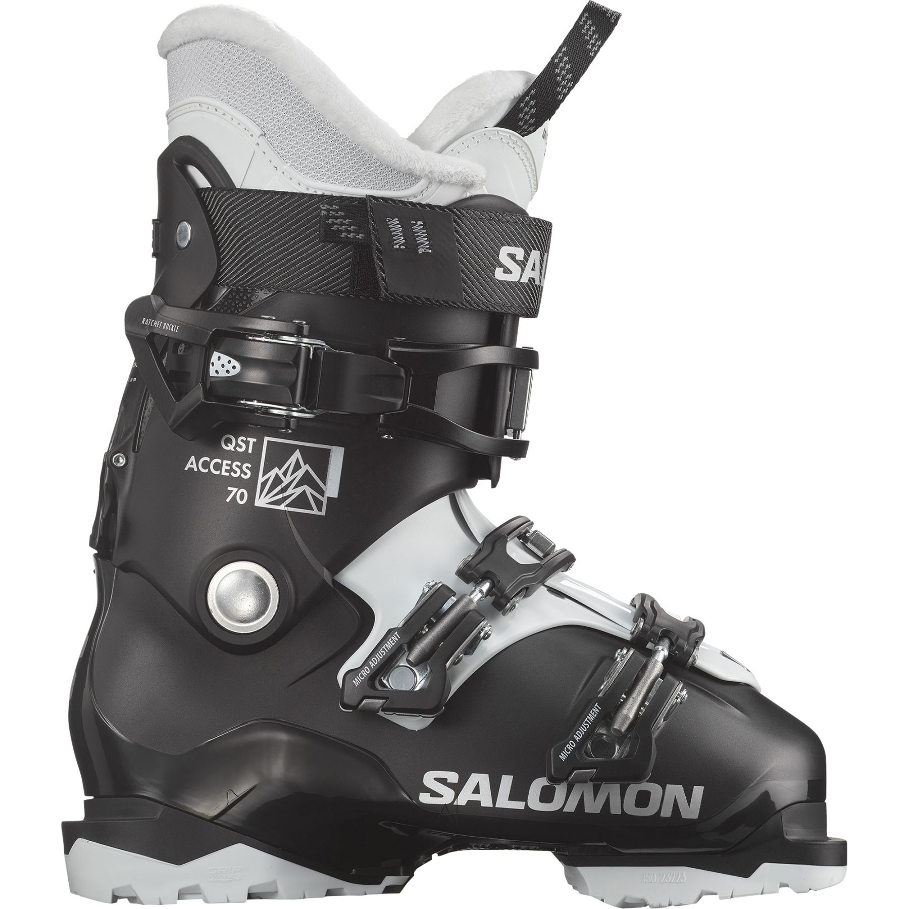 Фото - Лижні черевики Salomon QST Access 70 W GW, buty narciarskie, damskie, czarno-białe Black/ 