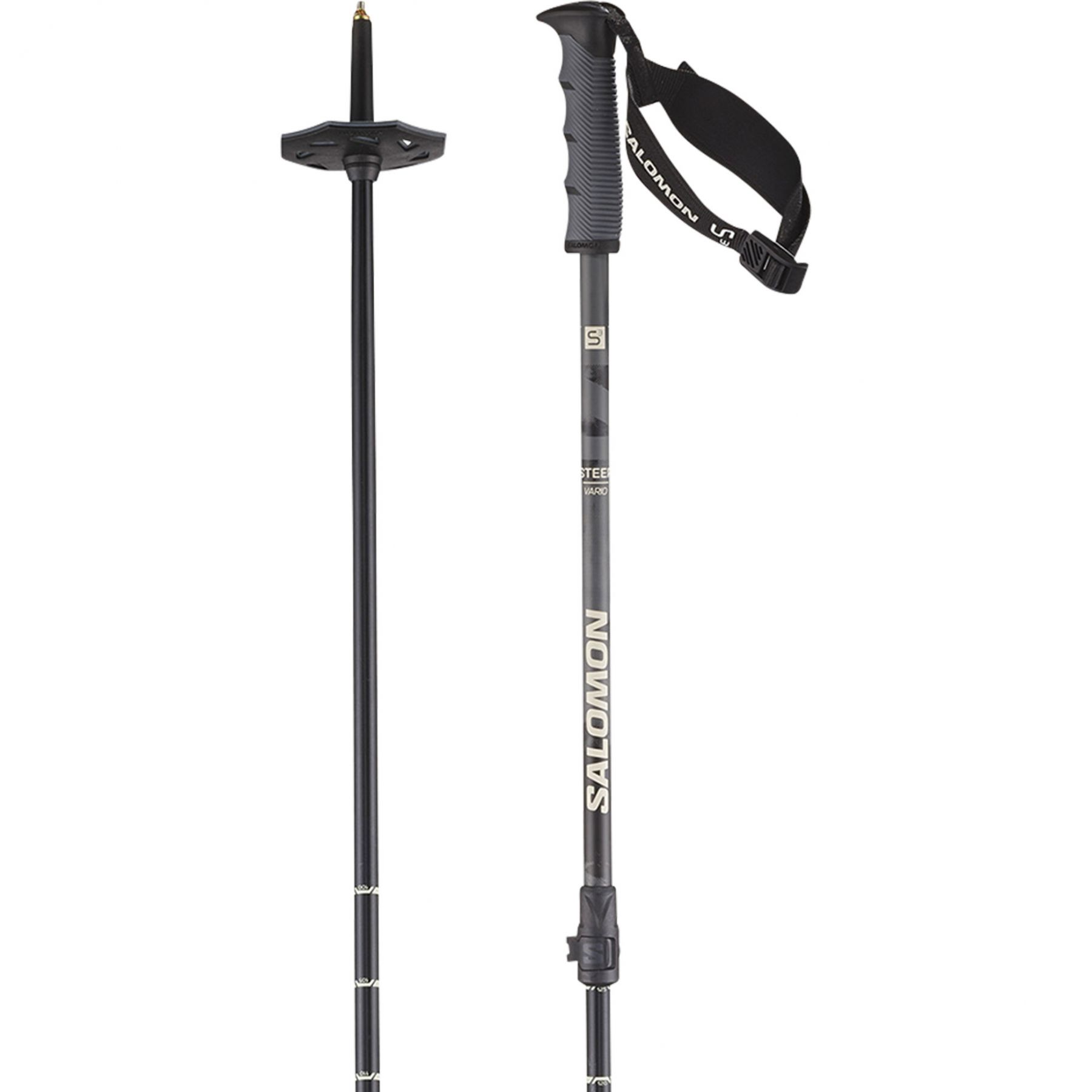 Salomon Steep Vario S3, kijki narciarskie, czarne