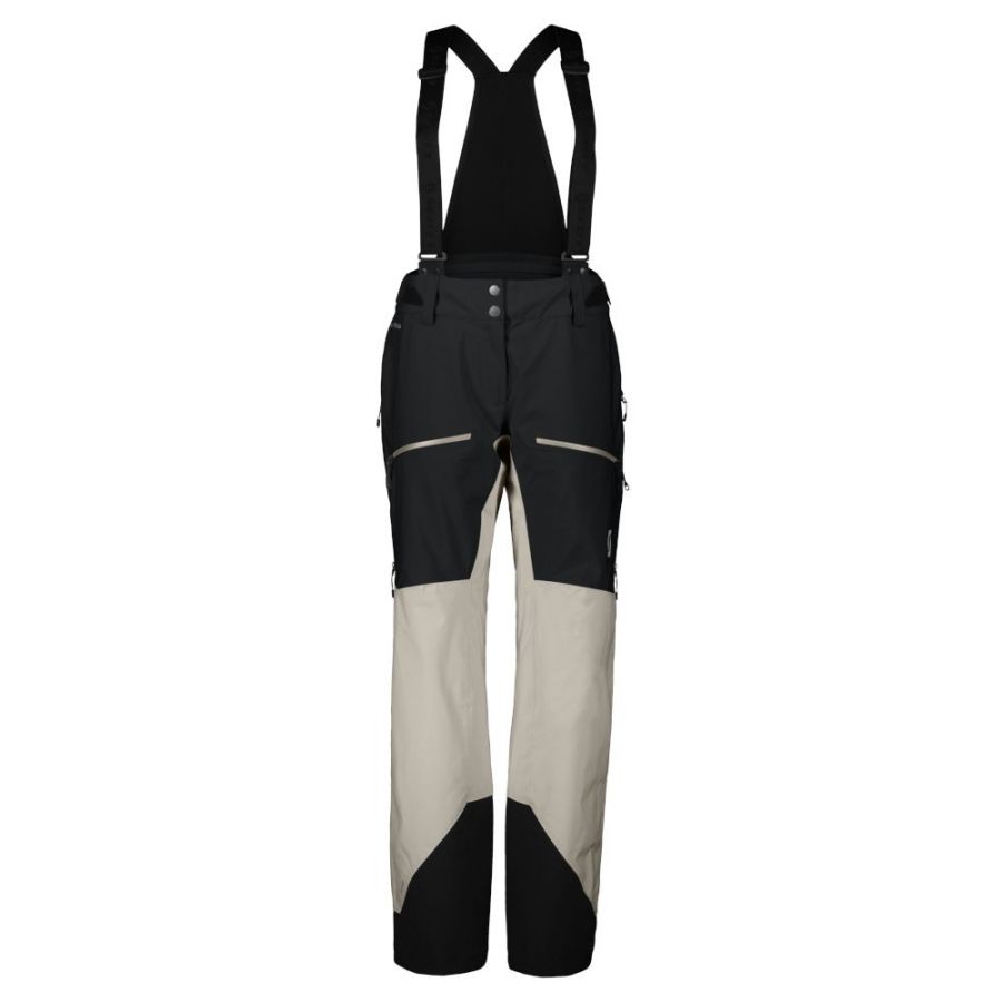 Scott Vertic GTX 2L, spodnie hardshell, kobieta, kremowy/czarny