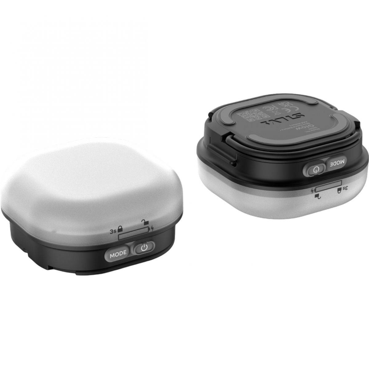 Silva Glow Recharge Black, latarnia, czarny