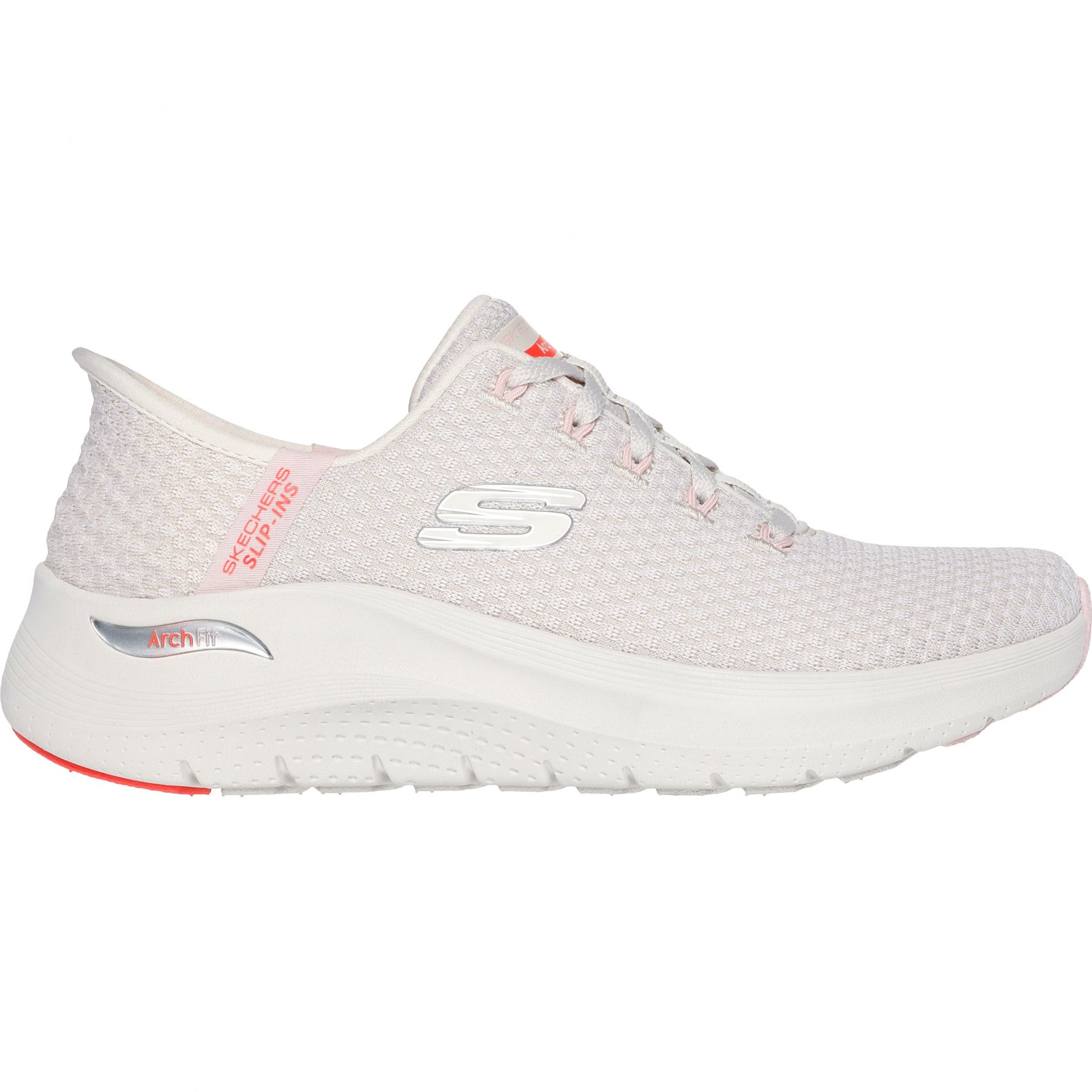 Skechers Arch Fit 2.0 - Good Energy, buty outdoorowe, damskie, bia?e
