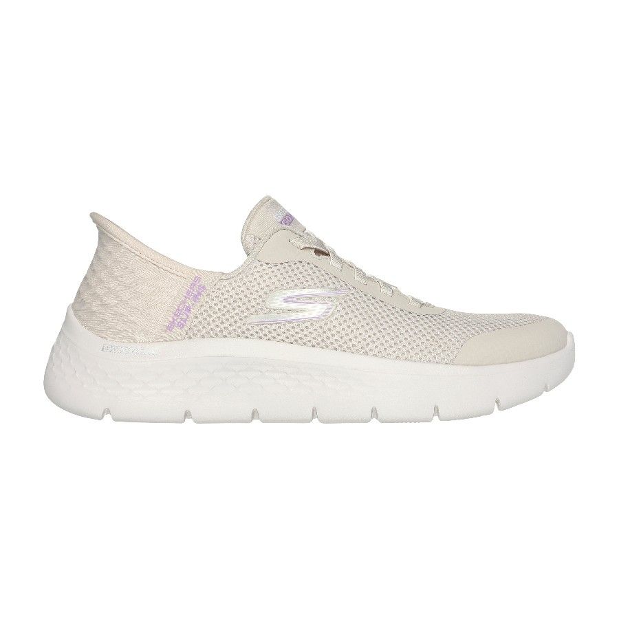Skechers Go Walk Flex - Grand Entry, buty outdoorowe, damskie, bia?e