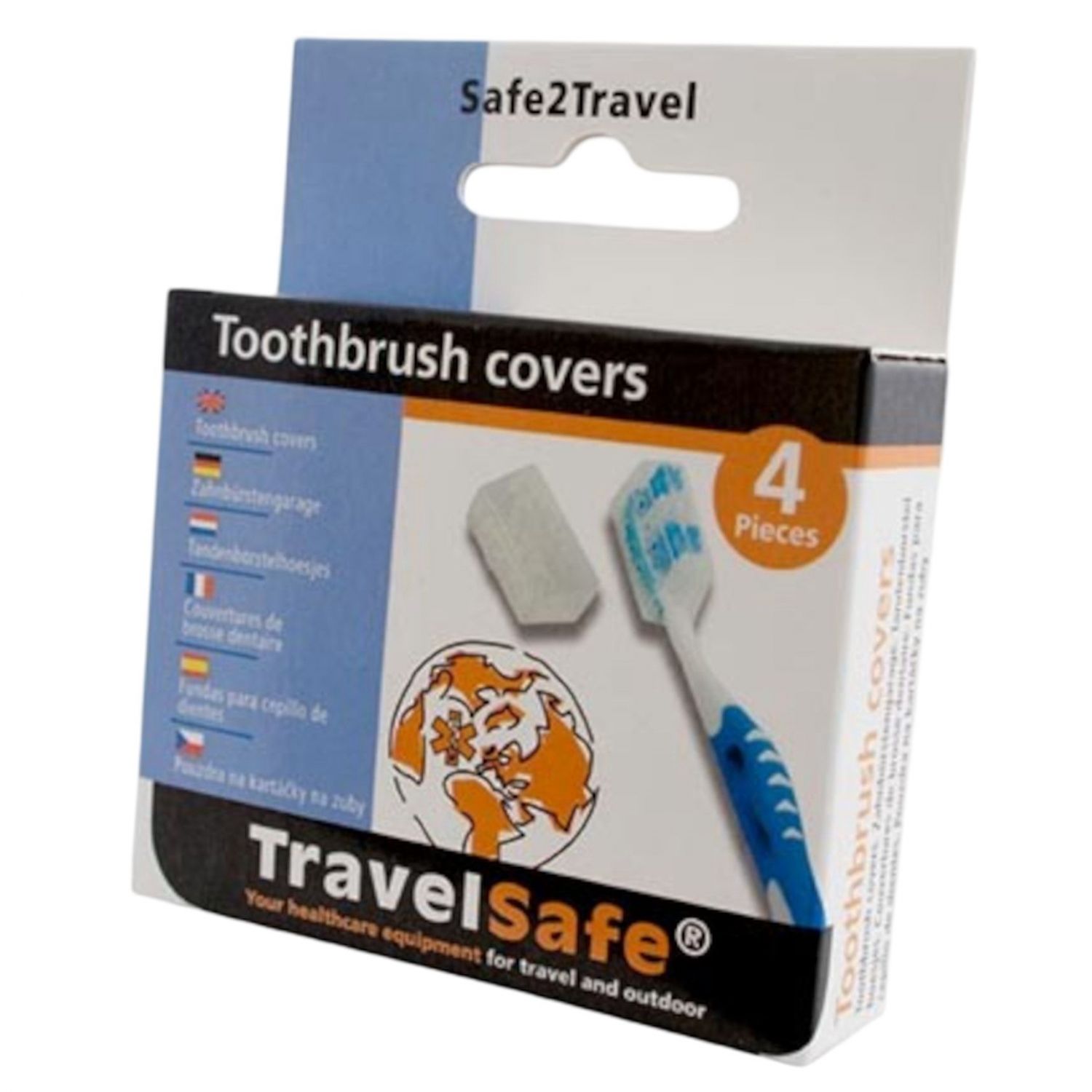 TravelSafe Os?onka na szczoteczk? do z?bów, 4 szt.