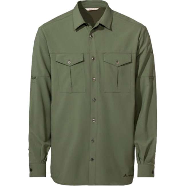 Vaude Men's Rosemoor LS Shirt II, koszula turystyczna, zielony